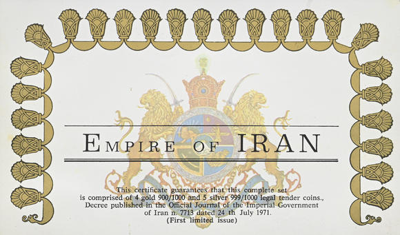 Piguet - H?tel des VentesRoyaume d'Iran, Mohammad Reza Pahlavi (1941-1979),  Empire Perse - 2.500 ans de la monarchie iranienne , coffret édition limitée