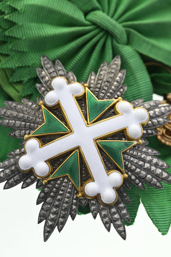 Piguet - H?tel des VentesItalie / Royaume d'Italie, Ordre des Saints Maurice et Lazare, fondé en 1572, ensemble de Grand-Croix,