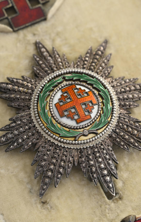Piguet - H?tel des VentesVatican, Ordre Equestre du Saint-Sépulcre de Jérusalem, recréé en 1847, ensemble de Grand Officier