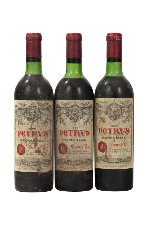Piguet - H?tel des VentesPetrus, 1966, Pomerol, 3 bts