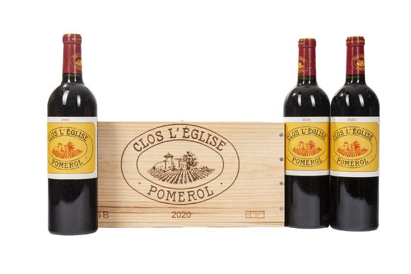 Piguet - H?tel des VentesClos L’église, 2020, Pomerol, 6 bts, CBO