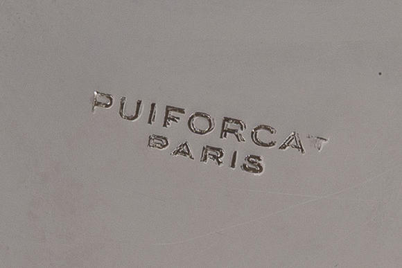 Piguet - H?tel des VentesPuiforcat. Service à thé et à café en argent, Paris, XXe s., à c?tes torses, 6 pièces + 1 plateau