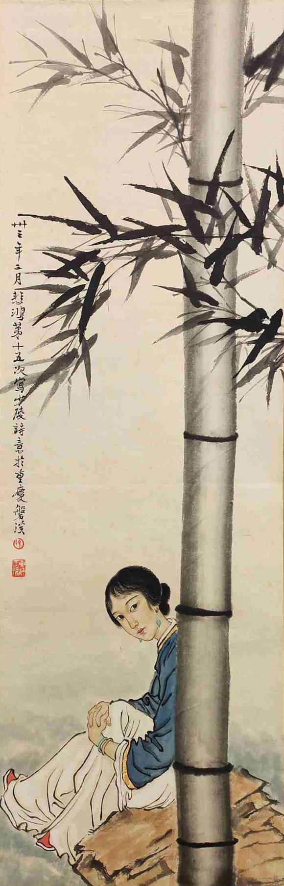 日本松町古美徐悲鴻 人物
