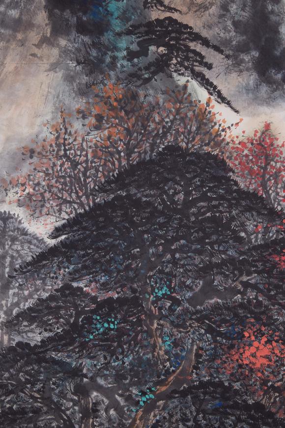 千美會(huì)黎雄才紙本山水圖畫