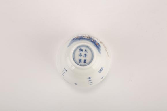 千美會五彩十二花神杯一組