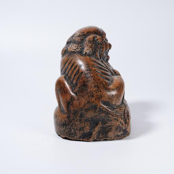 千美會石質(zhì)瑞獅擺件
