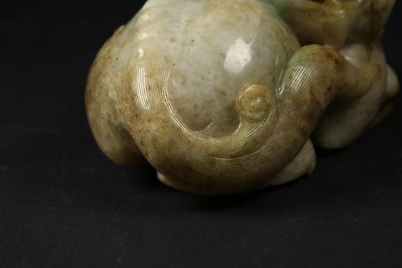 千美會(huì)翡翠瑞獸擺件