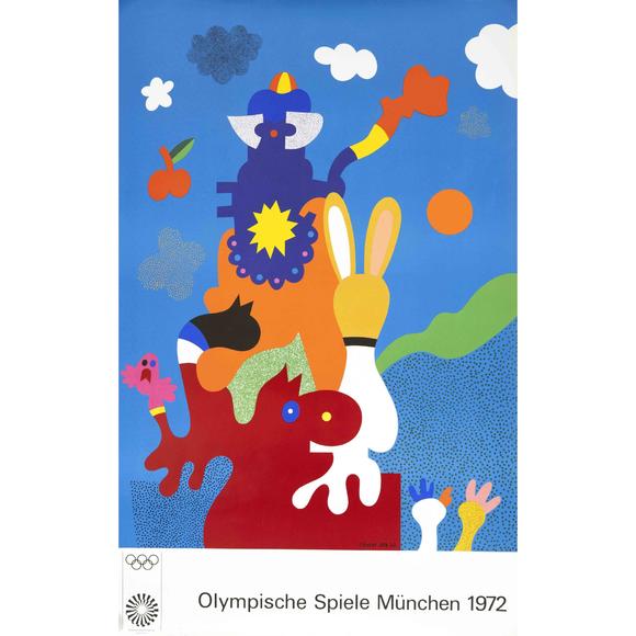 Historia AuktionshausCollection of 8 artist posters for