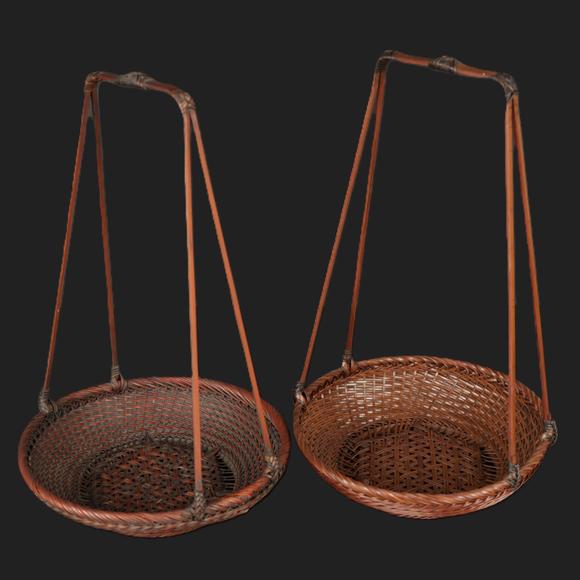 朱雀美術(shù)拍賣細(xì)編竹籃兩個(gè)