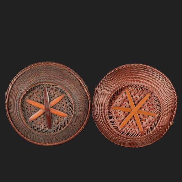 朱雀美術(shù)拍賣細(xì)編竹籃兩個(gè)