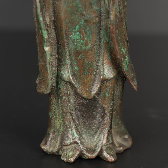 朱雀美術(shù)拍賣(mài)宋 青銅觀音像