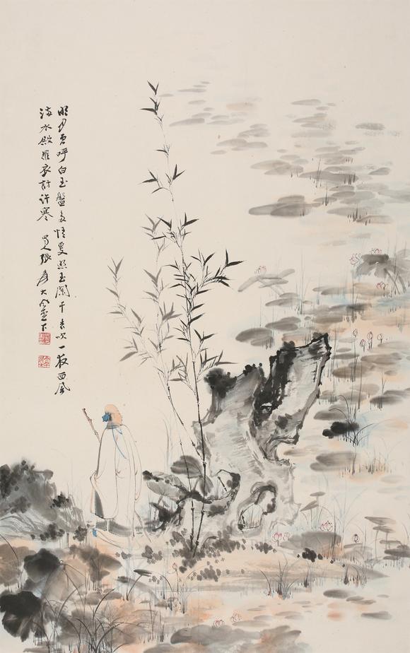 時海拍賣行旅圖[舊裱]