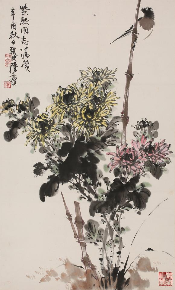 時(shí)海拍賣枝頭小鳥[藏家得自中國嘉德拍賣]