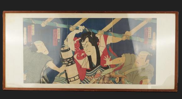 朱雀美術(shù)拍賣豐原國(guó)周 浮世繪
