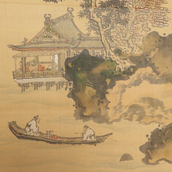 朱雀美術(shù)拍賣掛軸三幅 文晁