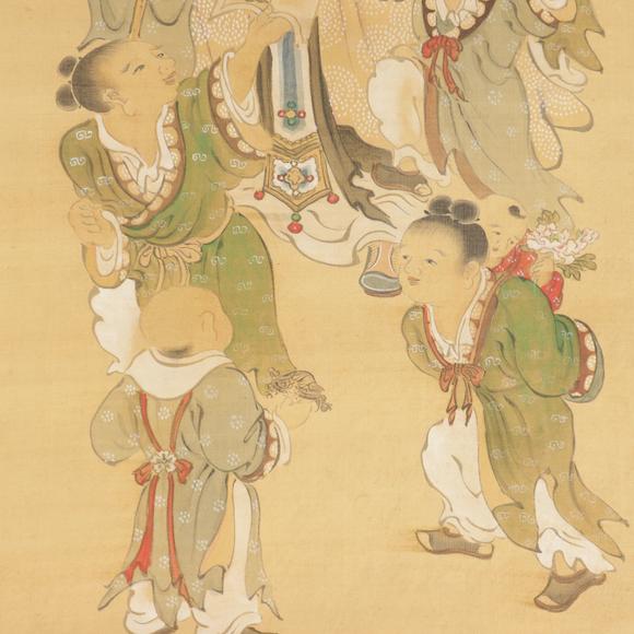 朱雀美術(shù)拍賣掛軸三幅 文晁