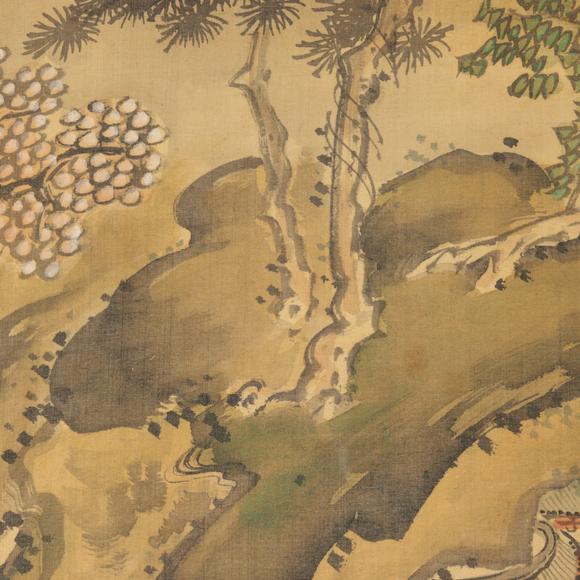 朱雀美術(shù)拍賣掛軸三幅 文晁
