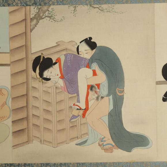 朱雀美術(shù)拍賣人物長卷十二幅 僅限日本國內(nèi)運輸