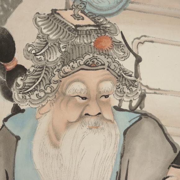 朱雀美術(shù)拍賣竹禪 人物