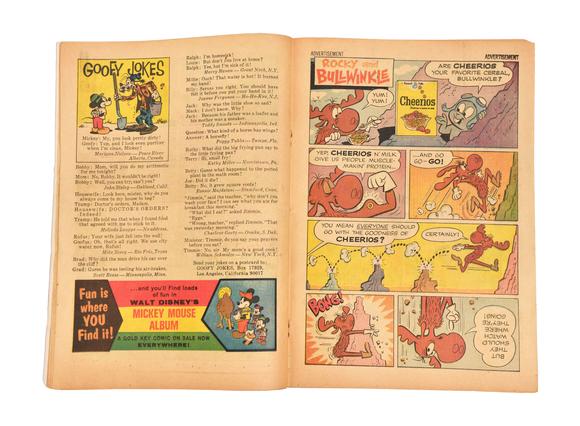 Karl s Collections IncWalt Disney (1901–1966), Walt Disney’s Comics and Stories: The Return of the Phantom Blot / Donald Duck and the Fantastic Flying Goat, Signed Comic Book