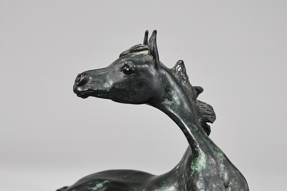 Karl s Collections IncBronze Horse Sculpture By Artist Nancy Jo Rieke 1988 10/50