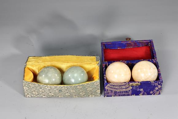 Karl s Collections IncTwo Set Of Chinese Health Massage Baoding Balls 