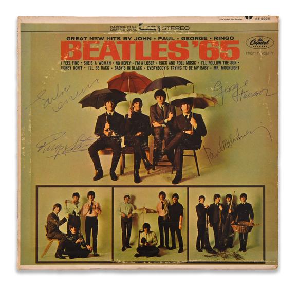 Karl s Collections IncThe Beatles - Signed Beatles '65 LP