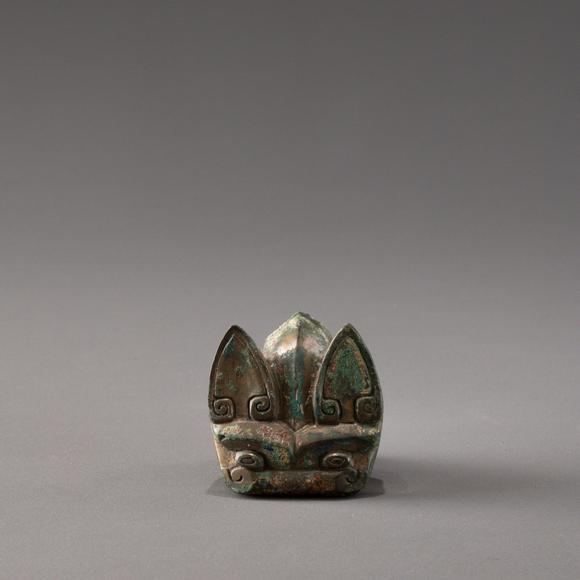 大阪美術(shù)商會(huì)戰(zhàn)國(guó) 青銅虎頭飾