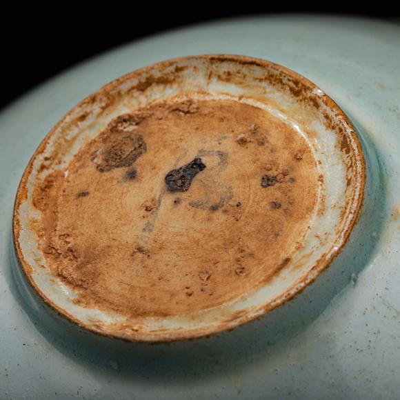 大阪美術(shù)商會(huì)南宋 湖田窯雙魚水波紋碗