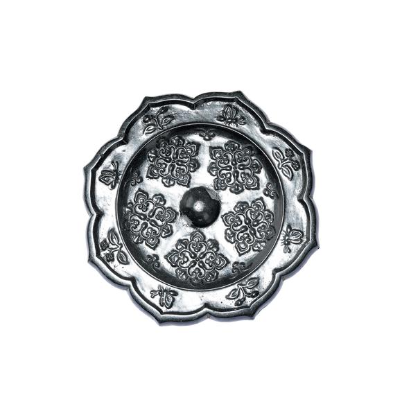 大阪美術(shù)商會唐 寶相花紋菱花鏡
