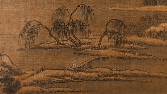大阪美術(shù)商會(huì)明 周天球 雪霽娛園