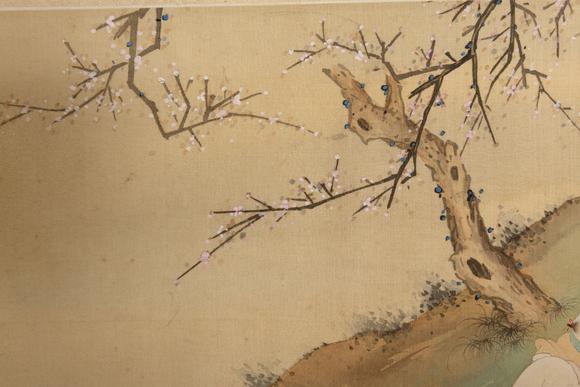 大阪美術(shù)商會(huì)黃均 教子圖