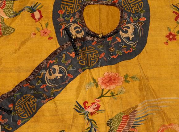 HUNG YUN ZHAI AUCTION HOUSE INCQianlong Period Kesil Eight-Phoenix Pattern Court Robe