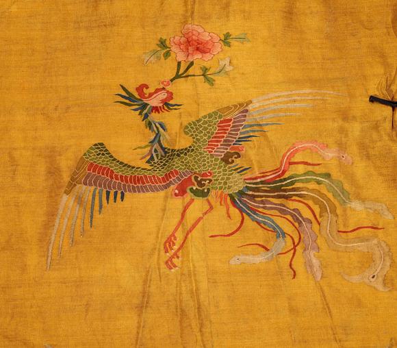 HUNG YUN ZHAI AUCTION HOUSE INCQianlong Period Kesil Eight-Phoenix Pattern Court Robe