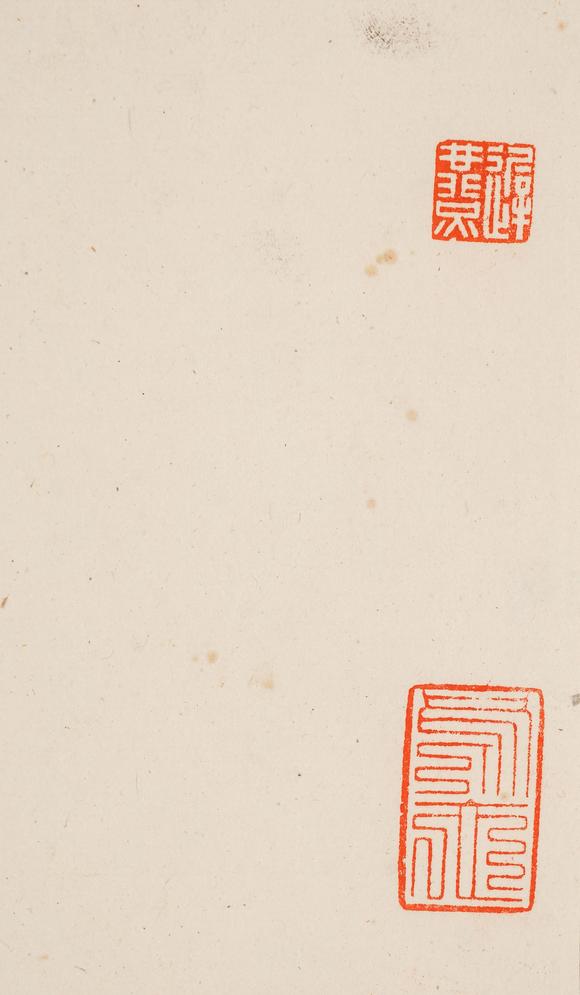 中鴻信謝稚柳（1910-1997）?梨花綬帶