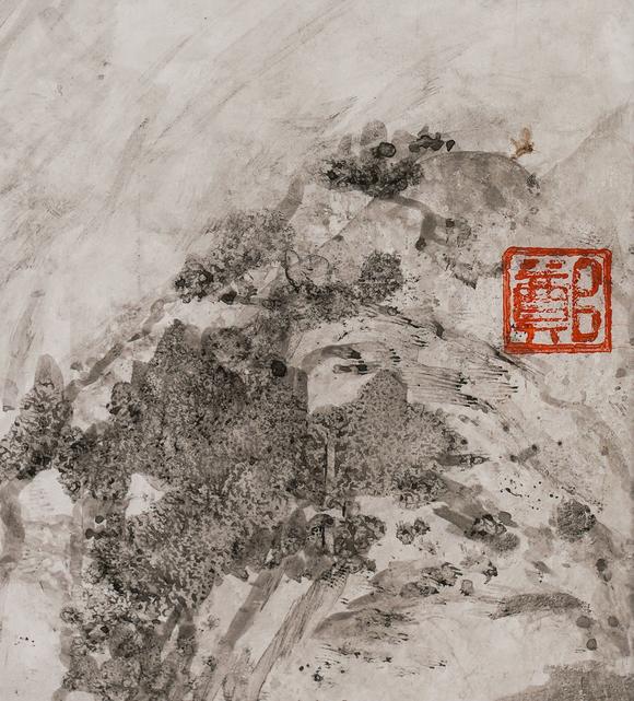 中鴻信鄭登橋（b.1967）?溪山無(wú)畫(huà)圖