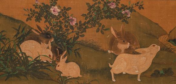 中鴻信宣宗朱瞻基（1398-1435）[明]?御臨黃筌花鳥卷