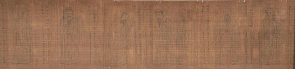 中鴻信李公麟（傳）（1049-1106）?摹吳道子孔子及七十二弟子像贊