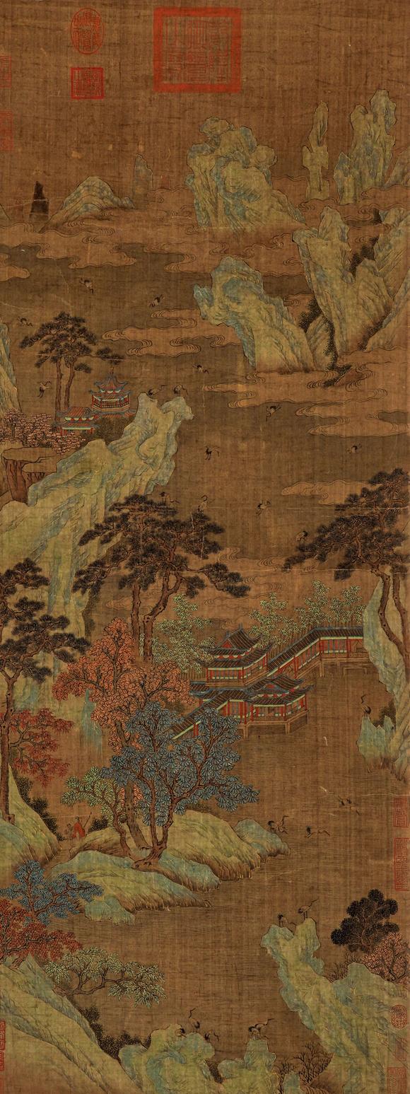 中鴻信佚名?仙山樓閣圖