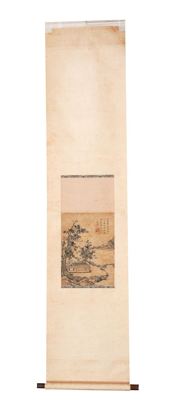 中鴻信曹知白（1272-1355）?水邨高隱圖