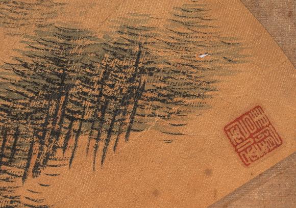 中鴻信雍正帝（1677-1735）?春山泛舟