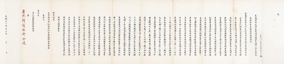 中鴻信李鴻章奏折