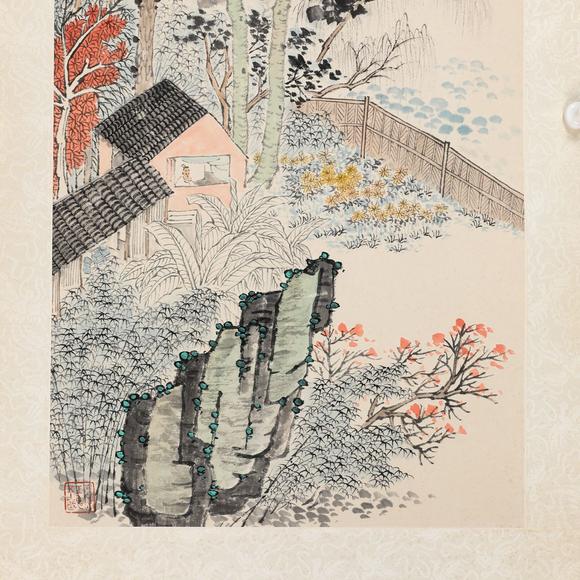 藝是拍賣蕭愻 山水
