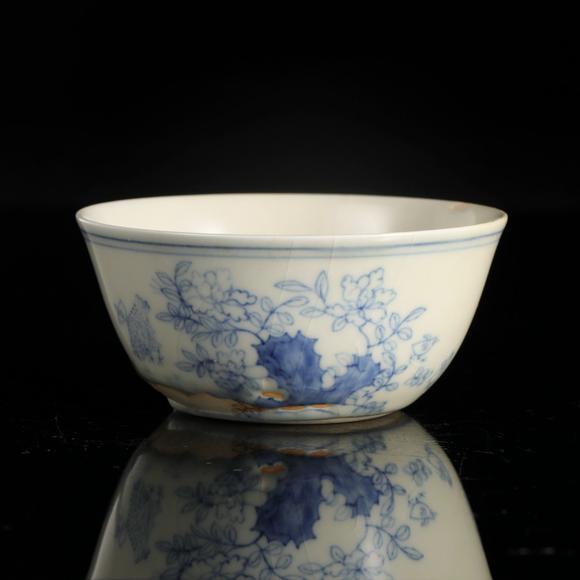 藝是拍賣明成化·青花雞缸杯殘件