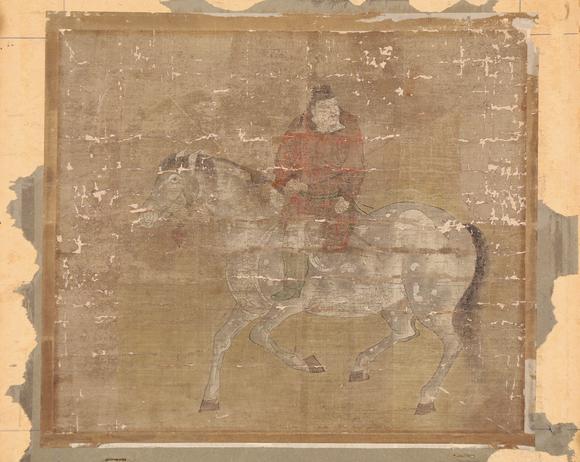東京銀座（古美術(shù)宋磁）佚名  人馬圖