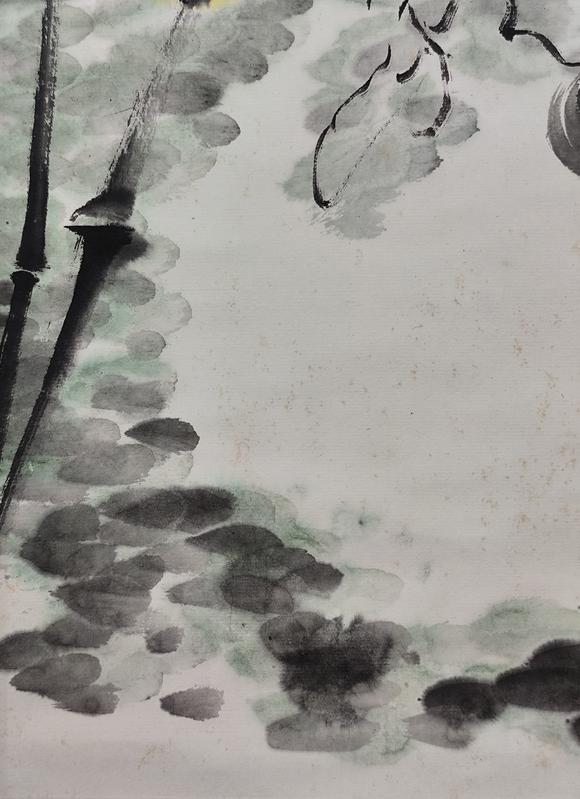東京新日本唐雲(yún)（上款人東方人同志）（1910-1993）　葫蘆　紙本立軸