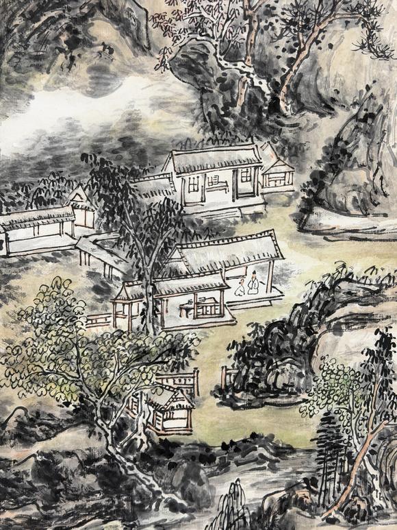 東京新日本黃賓虹（1865-1955）　山水　紙本立軸