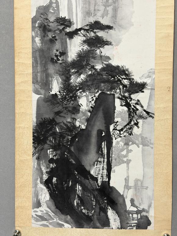 東京新日本黑伯龍（1915-1989）　山水　紙本立軸