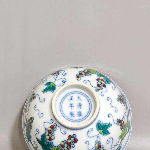 北京唐潮拍賣(mài)有限公司斗彩葡萄杯