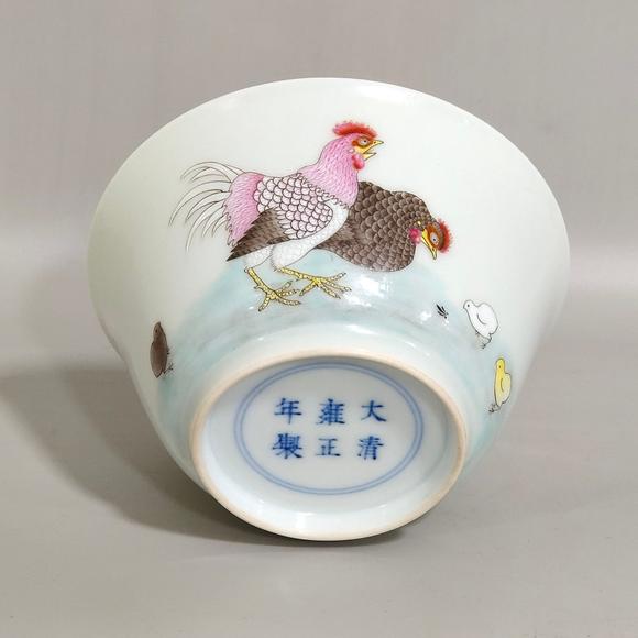 北京唐潮拍賣有限公司粉彩雞缸杯